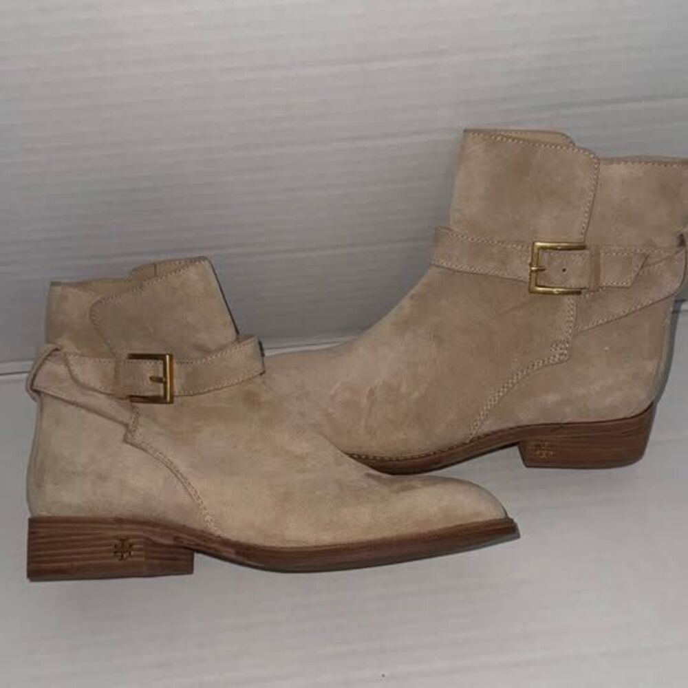 Tory Burch Brooke Suede Ankle Boots